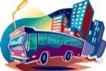Retro City Bus Art